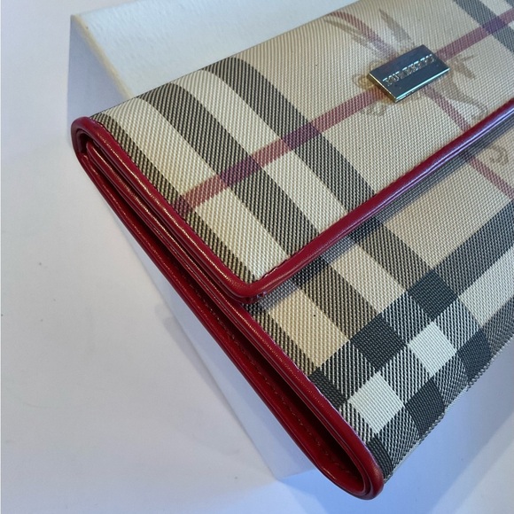 Burberry’s Checkered Clutch - Red and Black - Picture 6 of 11